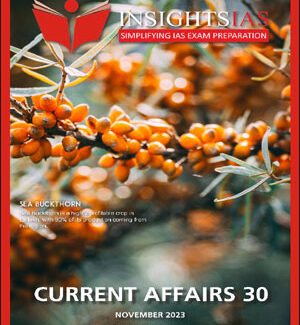 Insight Ias November Monthly Current Affairs Magazine English Medium 2023