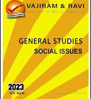 Vajiram & Ravi GS Social Issues English Medium 2023 Printed Notes