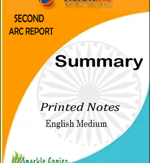 Vision IAS Summary Second Arc Report English Medium Printed Notes 