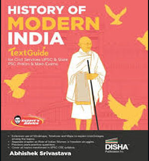 Disha Publication History of Modern India By Abhishek Srivastava English Medium Original Book