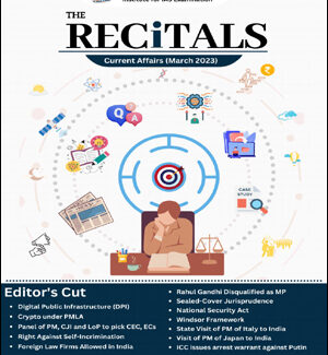 Vajiram & Ravi Monthly Magazine The Recitals Current Affairs March 2023 English Medium Original Books