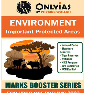 Only IAS Environment Important Protected Areas UPSC CSE Prelims 2023 English Medium Printed Notes