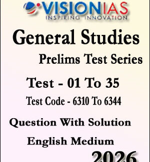 Vision IAS Prelims Test 2026