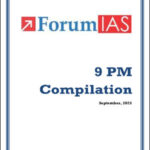 Forum IAS 9 PM Compilation For The Month Of September 2023 English Medium