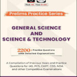 Drishti Ias Prelims Practice Series General Science And Science & Technology 4rd Edition September 2023 5th Part Of 7th Book English Medium