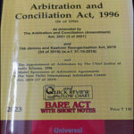 LexisNexis Universal’s The Arbitration And Conciliation Act, 1996 Bare Act With Short Notes Original Book 2023 Edition English Medium