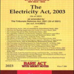 LexisNexis Universal’s The Electricity Act, 2003 Bare Act With Short Notes Original Book 2023 Edition English Medium