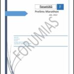 Forum IAS Compilation For The Month Of July 2022 Prelims Marathon English Medium Printed Notes