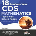 Disha Topic Wise 18 Years CDS and CDS OTA Mathematics Solved Papers English Medium