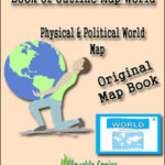 Map-Book of Outline Maps-World Physical and Political (Original Book)