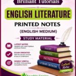 Brilliant Tutorials English Literature Printed Notes English Medium