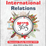 International Relation Mains 365 Vision Ias English Medium 2025