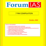 Forum Ias 7 PM Compilation for The Month Of October 2022 English Medium