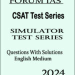 Forum Ias CSAT Simulator Test Series 01 To 04 English Medium 2024