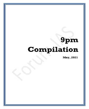 Forum Ias 9pm Compilation For The Month of May 2021 English Medium