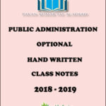 Pawan Kumar IAS Public Administration Handwritten Class Notes 2018-19