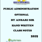 Lukmaan IAS Public Administration Handwritten Class Notes by Ansari Sir English Medium