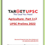 Target Ias Agriculture Printed Notes Part I+II UPSC Prelims 2022 By Dr. Sudarshan Lodha (Air 571)
