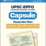 UPSC-EPFO  Capsule Handwritten Notes  Arihant  English Medium 2025