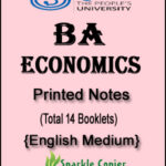 IGNOU  BA Economics Study Material Printed Notes English Medium 