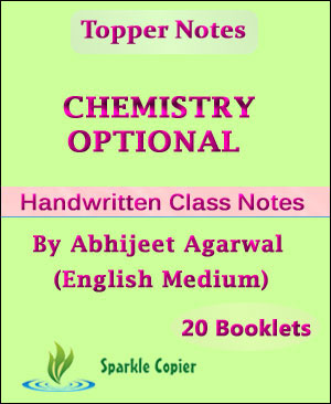 Topper Notes Chemistry Optional Handwritten Class Notes By Abhijeet Agarwal English Medium