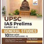 Disha General Studies 2nd Edition UPSC IAS Prelims Paper 1 & 2 10 Yearswise Solved Papers 2020-11 English Medium
