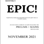 Forum IAS Monthly Prelims Epic Current Affairs November 2021 English Medium Notes