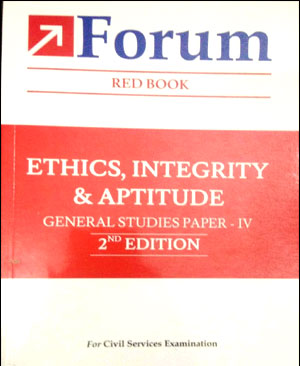 Forum IAS Red Book Ethics GS Paper-IV Original Book English Medium 2026