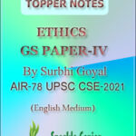 Topper Notes Ethics GS Paper-IV Optional Notes By Surbhi Goyal Rank-78 CSE-2021 English Medium