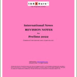 IAS 4 Sure International News Revision Notes For Prelims English Medium 2022