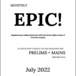 Forum IAS Monthly Prelims Epic Current Affairs July 2022 English Medium