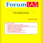 Forum Ias 7 PM Compilation for The Month Of February 2021 English Medium