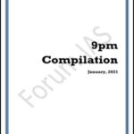 Forum Ias monthly 9 PM Compilation January 2021 Printed Notes English Medium