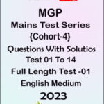 Forum Ias MGP Cohort-4 Questions With Solutions Mains Test Series 01 To 14 English Medium 2023