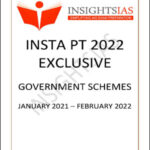 Insight IAS Insta PT Exclusive Government Schemes Jan 2021 to Feb 2022 English Medium
