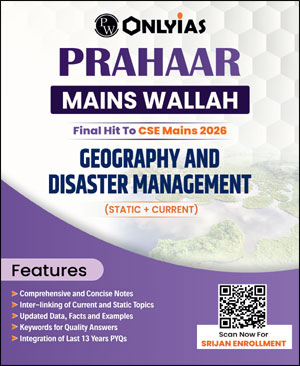 Geography and Disaster Management Only Ias Prahaar Mains 2026 English Medium