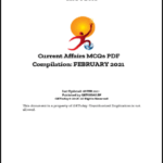 GK Today MCQ Compilation Feburary 2021 Printed Notes English Medium