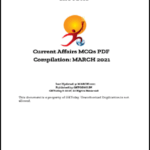 GK Today MCQ Compilation March 2021 Printed Notes English Medium