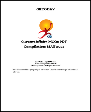 GK Today MCQ Compilation May 2021 Printed Notes English Medium