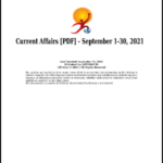 GK Today Monthly Current Affair September 2021 Printed Notes English Medium