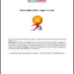 GK Today Monthly Current Affairs Compilation August 2022 Printed Notes English Medium