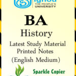 IGNOU BA History Optional Latest Study Material Printed Notes English Medium