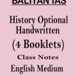 History Optional Handwritten Classnotes  By Baliyan Sir English Medium