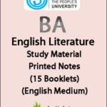 IGNOU BA English Literature Study Material Printed Notes English Medium