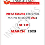 Mains Secure Synopsis March Insights IAS 2025 Printed Notes English Medium
