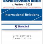 Shield IAS International Relations Rapid Revision Book English Medium B/W Printed Notes 2023