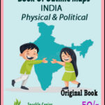 Book Of Outline India Map Physical And Political Blank Map (Original Book)  