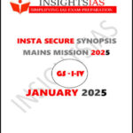 Mains Secure Synopsis January Insights IAS 2025 Printed Notes English Medium