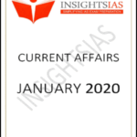Insights IAS Insta Current Affairs January 2020 Printed Notes English Medium