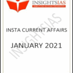 Insights IAS Insta Current Affairs January 2021 Printed Notes English Medium